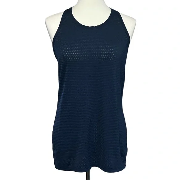 Athleta Navy Athletic Racerback Tank Top Size Small - Picture 2 of 6